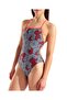 Women's Geometry Swimsuit Swim Booster Back