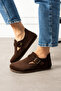 Unisex Genuine Suede Sabo Natural Cork Sole Arch Supported Anatomical Shoes - 4