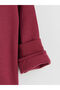 Crew Neck Bow Printed Girl's Sweatshirt - 7