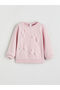 Crew Neck Bow Printed Girl's Sweatshirt - 2