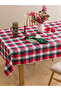 Esvab • Modern & Distinctive Checkered Embroidered Tablecloth 150X200 cm - 3