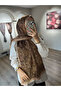 شال ناعم بألوان طبيعية - بني - 3