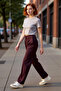 Women's Plum Wide-Leg Woven Pants Functional Durable Quality Comfortable Aesthetic Stylish