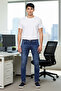 Men's Anthracite Nail Detailed Slim Fit Jean Pants Functional Durable Quality Comfortable - 3