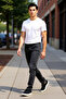 Men's Anthracite Nail Detailed Slim Fit Jean Pants Functional Durable Quality Comfortable