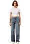 Women's Open High Waist Wide Leg Denim Pants Functional Durable Quality Comfortable Stylish - 4
