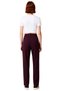 Women's Plum Straight Leg High Waist Gabardine Trousers Functional Durable Quality Comfortable - 5