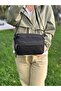 Genuine Leather, Medium Size, Crossbody Strap, Women's Shoulder Bag, Printed Black, 23*17*8 cm - 7