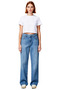 Women's Wide Leg High Waist Denim Trousers Functional Durable Quality Comfortable Aesthetic Stylish - 5