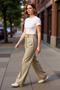 Women's Wide Leg Woven Fabric Pants Functional Durable Quality Comfortable Aesthetic Stylish