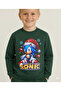 Boy's Christmas New Year Printed 3 Thread Fleece-Lined Winter Sweatshirt / Tracksuit Set