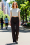 Women's High Waist Wide Leg Denim Pants Functional Durable Quality Comfortable Aesthetic - 3
