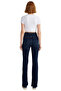 Women's Dark High Waist Flared Denim Trousers Functional Durable Quality Comfortable - 5