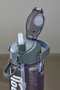 Sports Water Bottle - 1000 ml with Straw, Lockable Lid, Water Leak-Proof Design - Gray - 4