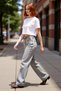 Women's High Waist Wide Leg Denim Pants Functional Durable Quality Comfortable Aesthetic