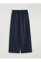 Lcw kids blue elastic waist pleated girl's pants - 2