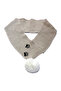Bear Figure Knitted Scarf and Beanie Set - 8