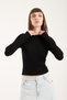 Women's Crew Neck Fingerless Bodysuit - 4