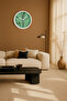 Modern Artistic Color Waves Wall Clock - 42cm - White Case with Glass Front - Silent Mechanism - 2