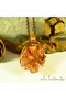 Handmade Pure Copper Necklace with Aragonite Crystal - Single Product