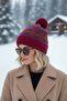 Urban Cozy Design Color Block Soft Textured Premium Beanie - 2