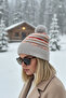 Urban Cozy Design Color Block Soft Textured Premium Beanie - 2