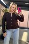 Brown Wrinkled Cardigan - 3