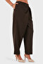 Regular Fit Normal Waist Wide Leg Trousers Pants 2687557721 - 5