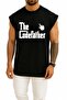 Oversized the Codefather - Computer Programmer Chest Printed Tank Top