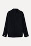 Men's Black Regular Fit Velvet Textured Casual Jacket - 5