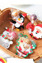 10 Christmas Figured Candy Cards – Penguin, Snowman – New Year Gift Card Set - 3