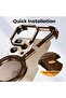 Minimalist Metal Frameless Case with 360° Kickstand for iP 16 Pro Max (Desert) - 4