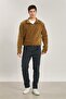 Men's regular fit jean bolero pants - green - 2