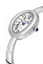 Clasp Oval Case Roman Numeral Women's Wristwatch Silver Color Pl-1589B2X - 3