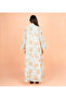 Mandarin Colar Printed Elegant Jalabiya - 4