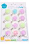 Adhesive hook, kitchen bathroom office wardrobe wall hanger hat hook rack 12pcs (any color) - 3