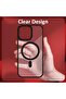 iPhone 16 Pro Case - Transparent Acrylic with Color Frame, Thick Hybrid TPU (Black) - 6