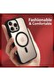 iPhone 16 Pro Case - Transparent Acrylic with Color Frame, Thick Hybrid TPU (Black) - 4