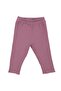 Baby Girl Ecru Purple Bow Patterned 2-Piece Set - 4