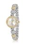 Luxury Stone Flower Pattern Cord Women Wrist Watch Gold Silver Color Pl-1584B3X - 4