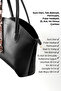 Black Shk274 Faux Leather Zippered Single Compartment Hand, Arm and Shoulder Bag with Scarf Gift - 6