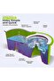Easy 360 Degree Spin Mop and Bucket set – Stainless Steel Handle, 2 Microfiber Reusable Pads Green - 4