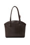 Brown Color Shk274 Faux Leather Zippered Single Compartment Hand, Arm and Shoulder Bag with Scarf Gift - 3