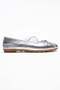 Polenia Women's Genuine Leather Ballet Flats Lamé Color-Match Leather Lining - 5