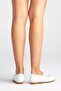 Polenia Women's Genuine Leather Ballet Flats White Color-Match Leather Lining - 4