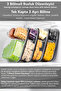 حاوية تخزين مستطيلة مكونة من 7 قطع مع 3 أقسام - منظم ثلاجة مناسب للميكروويف والثلاجة - 3