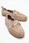 Women's Genuine Leather Loafers Casual Shoes with Elastic Back Mink Suede Mariner Color-Match Leather Lining