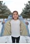 Girls' Puffer Jacket Fur-Trimmed Ice Blue Pearlescent Shimmery Removable Hooded Zipper - 5