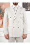 Men's Slim Fit Italian Style K Double-Breasted Suit Jacket Pants - Xprzcom8378 - 3