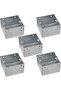 Electrical Metal Box GI Box Galvanised Metal Back Deep Box (5, 3x3)